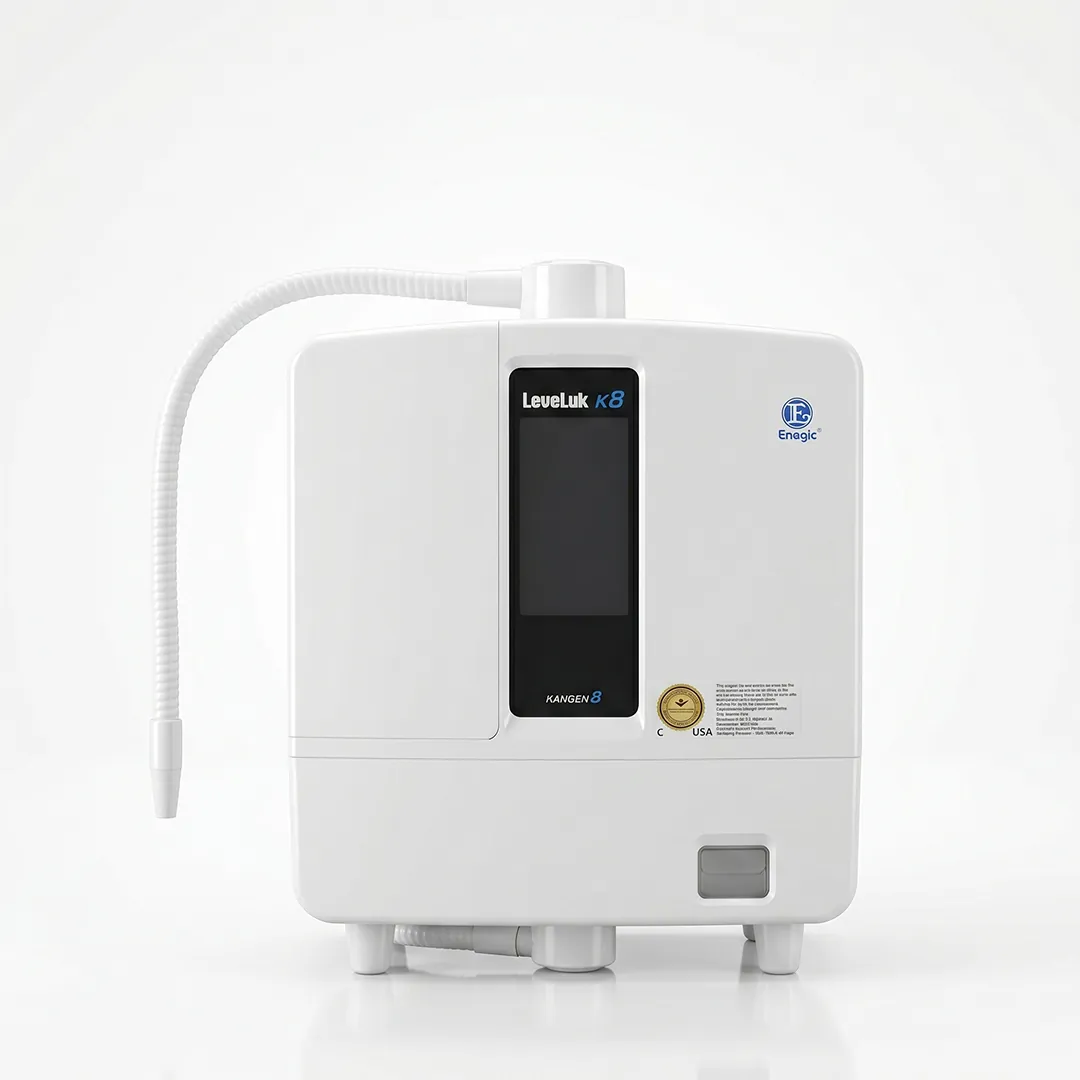 The K8 water ionizer, front view.